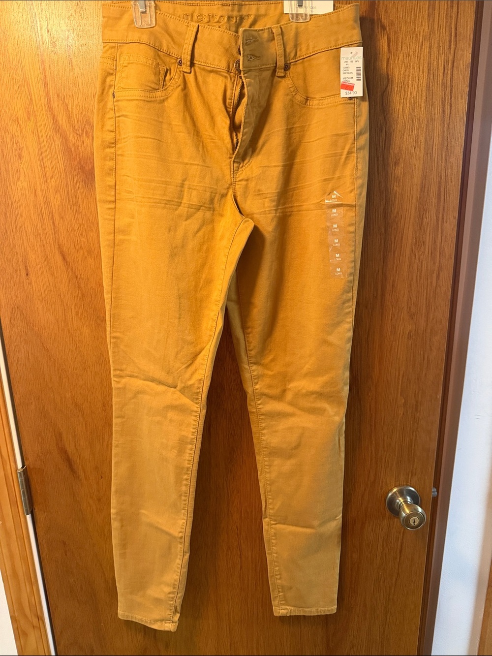 Maurices Golden Tan Skinny Jeans